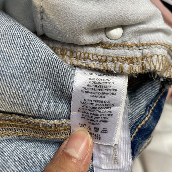 Loft Jeans The Skinny High Rise Women's Size 25/0 Raw Hem - Picture 9 of 9